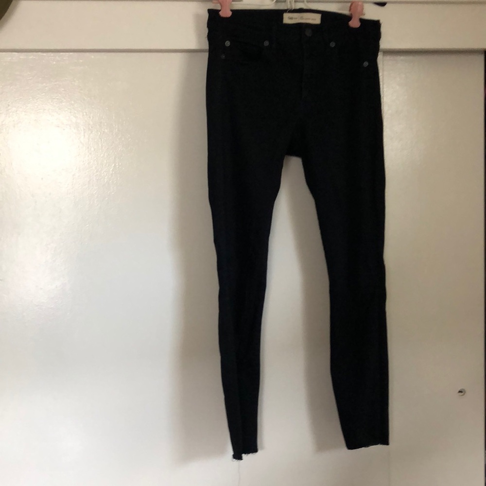 Gap black true skinny ankle